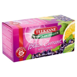 Teekanne Feketeribizli Tea Citrommal