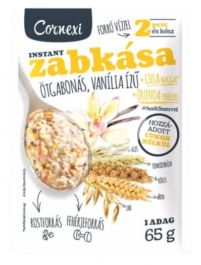 Cornexi zabkása ötgabonás chia mag-quinoa pehely 65 g
