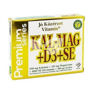 JÓ KÖZÉRZET PRÉMIUM KAL+MAG+D3-VITAMIN+8 ÁSVÁNY+KELP 30DB
