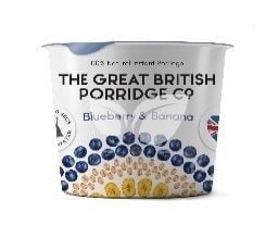The Great British Porridge zabkása poharas Blueberry & Banana 60 g