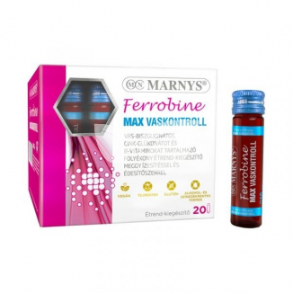 MARNYS FERROBINE MAX VASKONTROLL VAS-BISZGLICINÁTOT TARTALMAZÓ IVÓAMPULLA 20X10ML