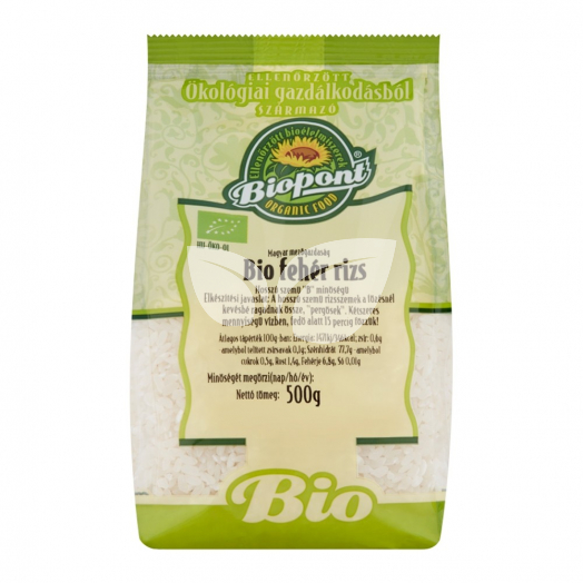 Biopont Bio hosszú szemű Fehér rizs 500 g