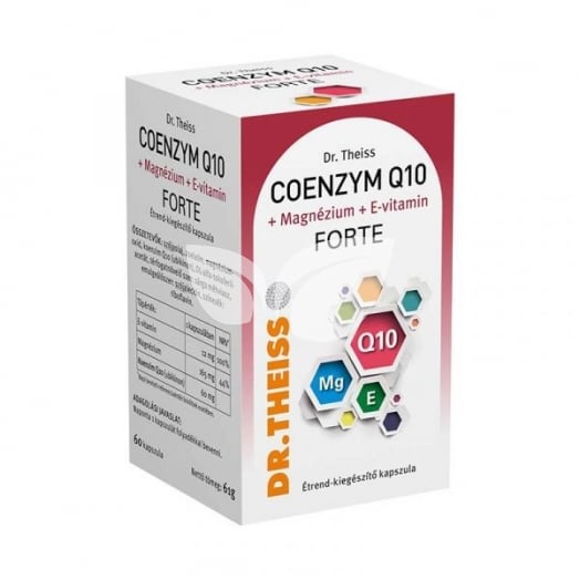 Dr. Theiss Q10 koenzim + Mg + E-vitamin Forte kapszula