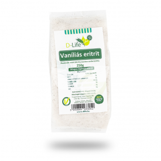 D-life vaníliás (bourbon) eritrit 250 g