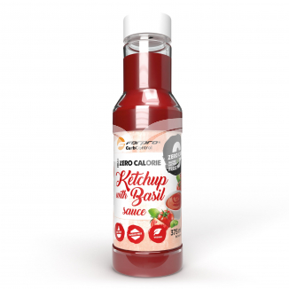 Forpro near zero calorie sauce bazsalikomos ketchup szósz édesítőszerekkel 375 ml