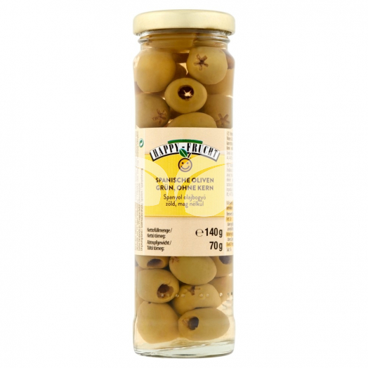 Happy Frucht spanyol olajbogyó zöld mag nélkül 140 g