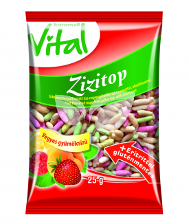 K. Vital zizi cukormentes puffasztott rizs vegyes gyümölcs ízű 25 g