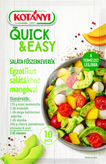 Kotányi quick&easy fűszerkeverék egzotikus salátákhoz mangóval 20 g