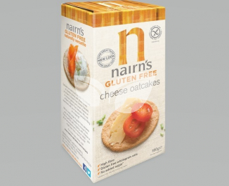 Nairns gluténmentes teljeskiőrlésű 76% rostdús reggeliző zabsütemény sajtos 180 g