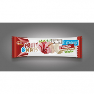Sunvita gyümölcsszelet epres-vörösáfonyás kesuval-mandulával 30 g