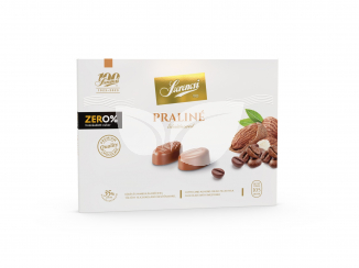 Szerencsi zero praliné mandula és kávékrémmel töltött maltitos tejcsokoládé 105 g