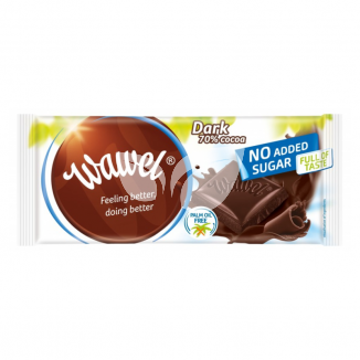 Wawel étcsokoládé cukor hozzáadása nélkül 70% 90 g