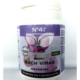 Bach virágterápiás rágógumi összpontosít 60 g