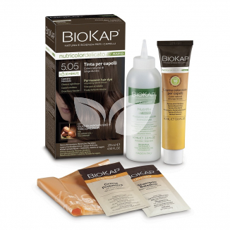 Biokap nutricolor rapid tartós hajfesték nr 5.05 chestnut light brown 135 ml