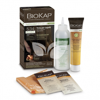 Biokap nutricolor rapid tartós hajfesték nr 5.34 honey chestnut 135 ml