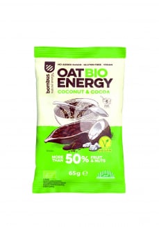 Bombus bio oat energy zabkása kókusz és kakaó 65 g
