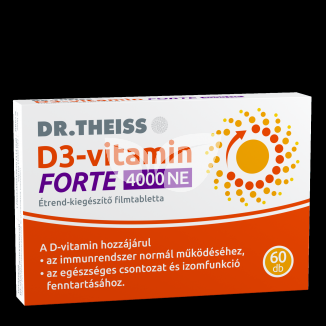 Dr.Theiss d3-vitamin forte étrend-kiegészítő filmtabletta 4000ne 60 db