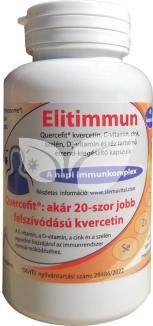 Elitimmun quercefit kvercetin, c-vitamin, cink, szelén, d3-vitamin és réz tartalmú étrend-kiegészítő kapszula 60 db