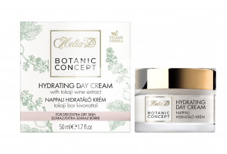 Helia-D botanic concept nappali hidratáló krém tokaji bor kivonattal száraz, extra száraz bőrre 50 ml