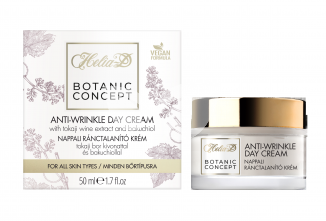 Helia-D botanic concept nappali ránctalanító krém tokaji bor kivonattal és bakuchiollal 50 ml