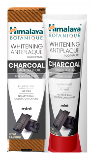 Himalaya botanique natúr faszenes fehérítő, lepedékeltávolító fogkrém 113 g