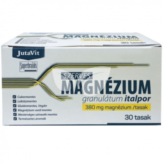 Jutavit szerves magnézium granulátum italpor 380mg/tasak 30 db