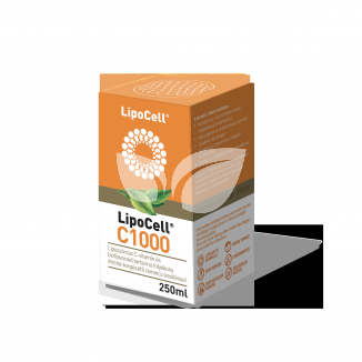 Lipocell c1000 liposzómás c-vitamin és bioflavonoid tartalmú folyékony étrend-kiegészítő narancs ízesítéssel 250 ml