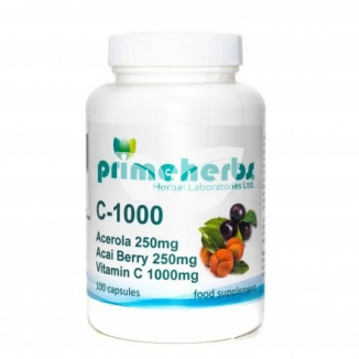 Primeherbs C-1000mg+acerola 250mg+acai 250mg 100db