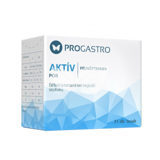 Progastro aktív por felnőtteknek élőflórát tartalmazó étrend-kiegészítő készítmény 31 db tasak
