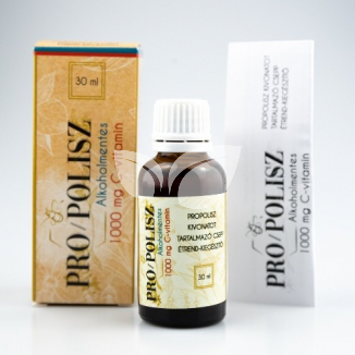 Pro/polisz propoliszos kivonatot tartalmazó alkoholmentes csepp 1000mg c-vitaminnal 30 ml