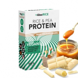 Absorice protein fehércsokoládé karamell 500 g