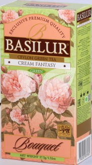 Basilur bouquet cream fantasy zöld tea 25 filter 37,5 g