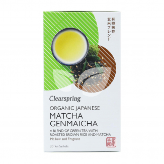 Clearspring bio japan matcha genmaicha tea 20x1,8 g 36 g