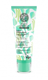 Natura siberica bereza siberica sarki fehér nyír pórusminimalizáló arcmaszk 100 ml