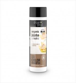 Organic Shop bio arany orchidea színkiemelkedő sampon 280 ml