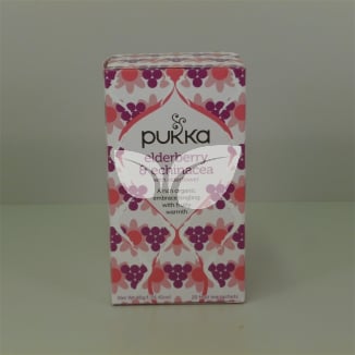 Pukka organic elderberry echinacea bio bodza tea 20x2g 40 g
