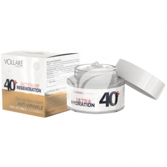 Vollaré age creator 40+ hyaluronsavas, e-vitaminos és retinolos bőrhidratáló arckrém 50 ml