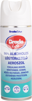 Bradolife 96% alkoholos légtérkezelő aeroszol 200 ml