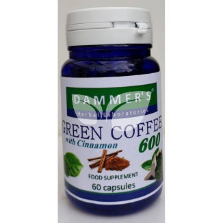 Dammers green coffee 600 zöld kávé+fahéj 600 kapszula 60 db