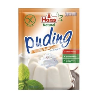 Haas Natural Pudingpor Tejszín 40 g