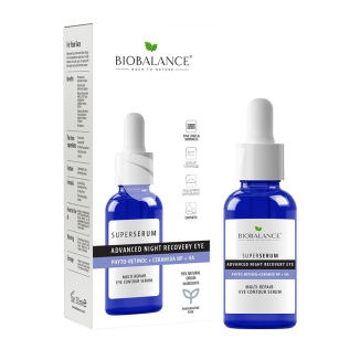 Biobalance szuperszérum arcra éjszakai szemkörnyékápoló 20 ml