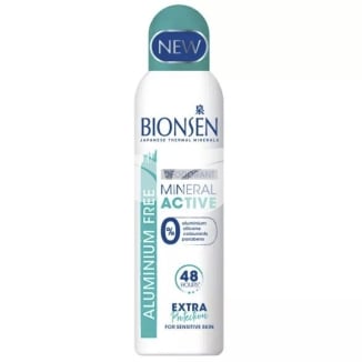 Bionsen deo spray mineral active érzékeny bőrre alumínium mentes 150 ml