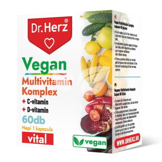 Dr.herz vegan multivitamin komplex kapszula 60 db