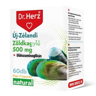 Dr.herz zöldkagyló kivonat 500 mg kapszula 60 db