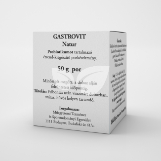 Gastrovit natur probiotikumot tartalmazó étrend-kiegészítő por 50 g