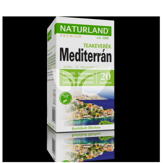 Naturland mediterrán gyógy- és fűszernövény teakeverék 20x1,5g 30 g