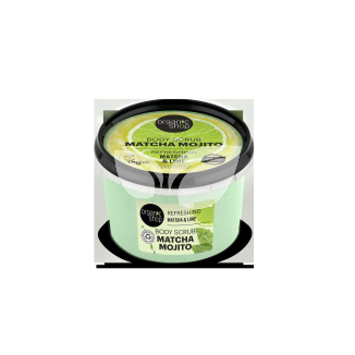 Organic Shop bio cukros testradír frissítő matcha-val és lime-mal 250 ml
