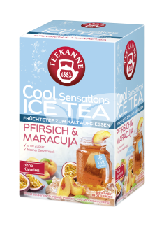 Teekanne cool sensations őszibarack maracuja ízű gyümölcs ice tea 45 g