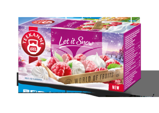 Teekanne let it snow habcsók és málna ízű gyümölcstea 20x2,25g 45 g